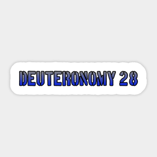 Deuteronomy 28 Sticker